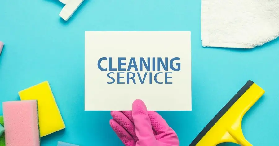 Featured Image Alt Text: professional cleaning team preparing supplies for residential house cleaning service